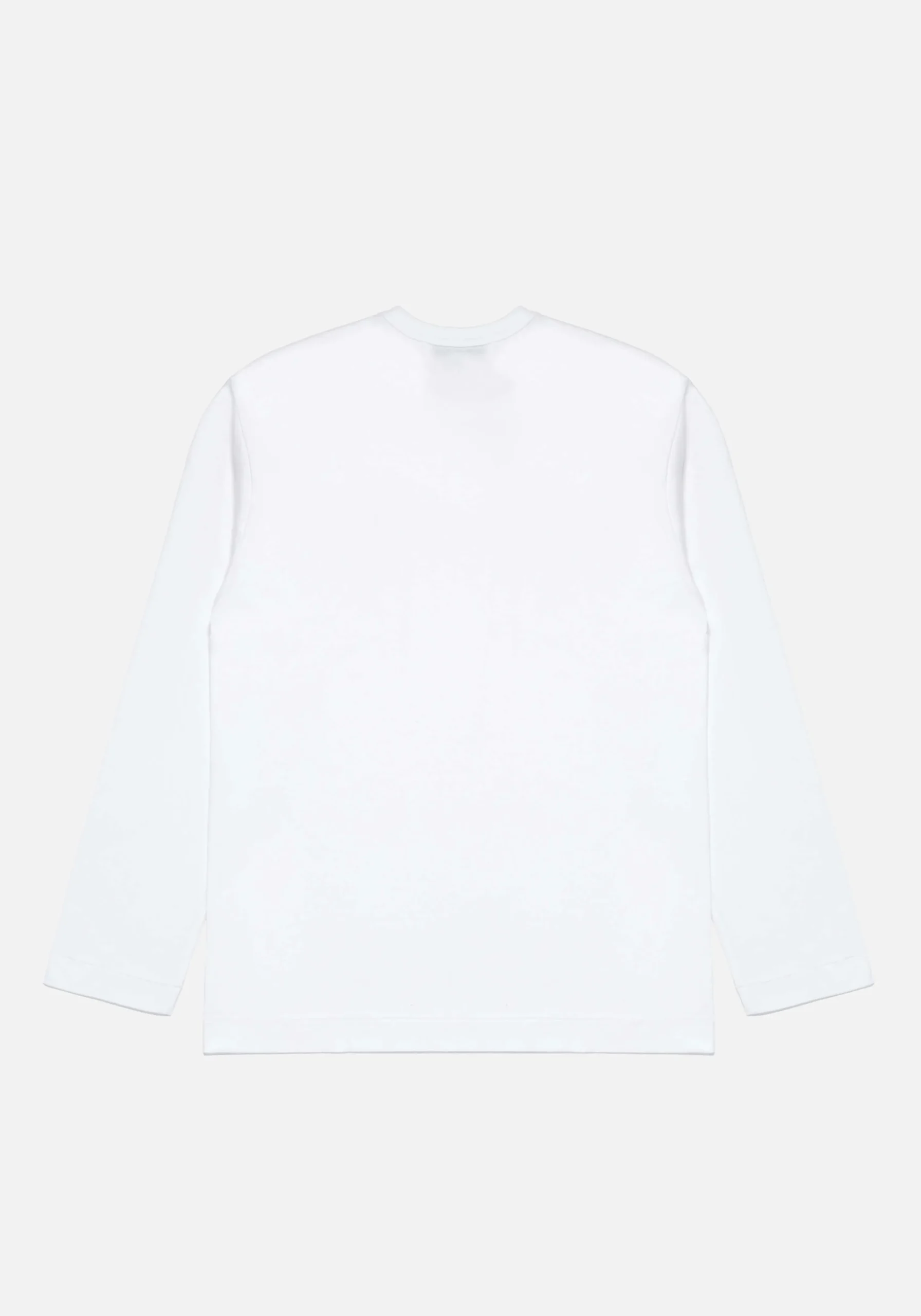 COMME DES GARCONS MULTI RED HEART LONGSLEEVE T-SHIRT