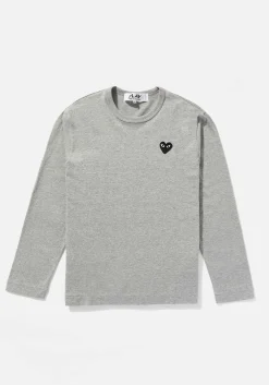 COMME DES GARCONS PLAY BLACK HEART LONG SLEEVE