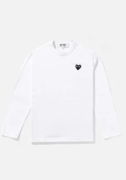COMME DES GARCONS PLAY BLACK HEART LONG SLEEVE