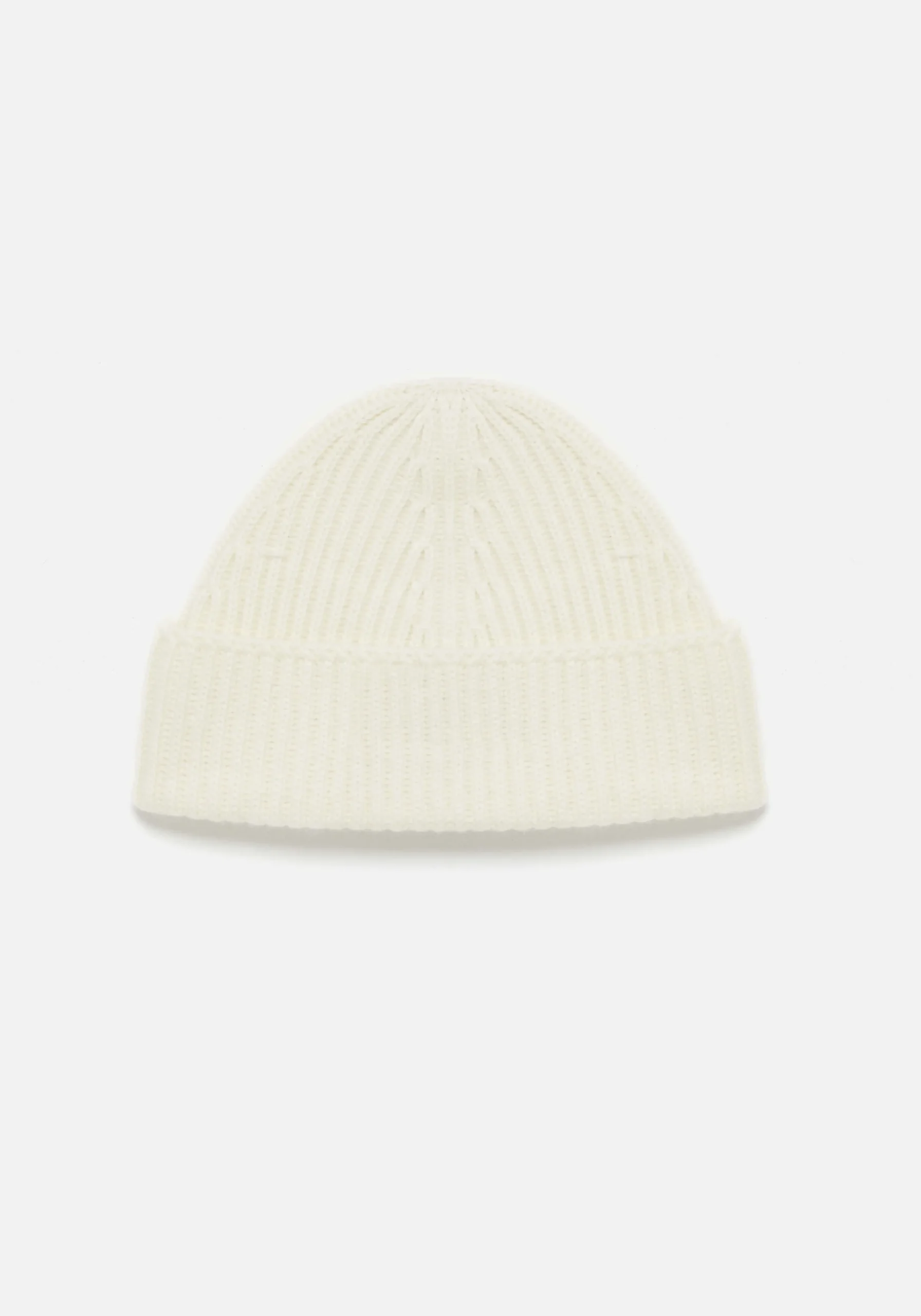 MKI CASHMERE RIBBED BEANIE