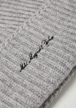 MKI CASHMERE RIBBED BEANIE