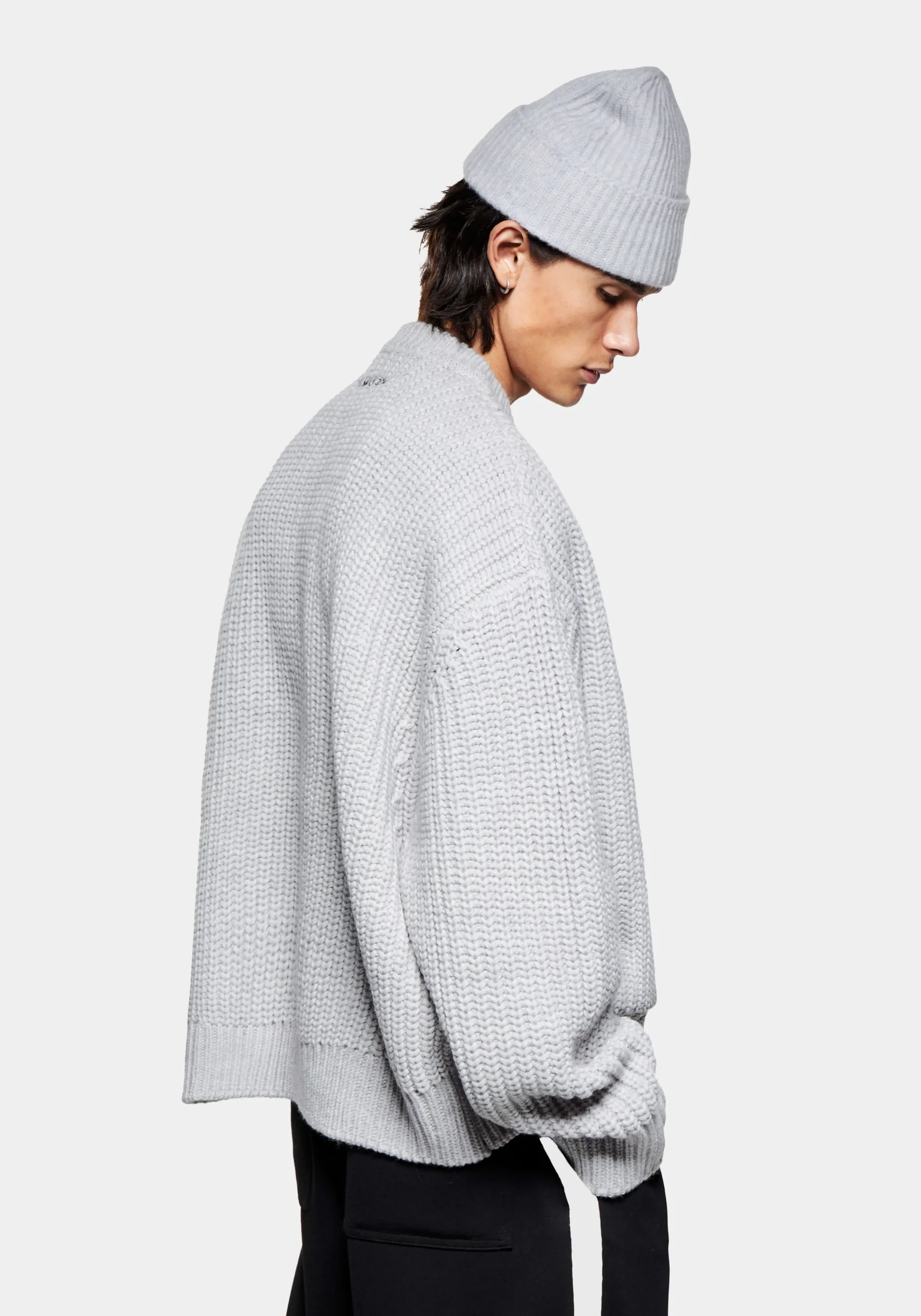 MKI CHUNKY RIB KNIT CREWNECK