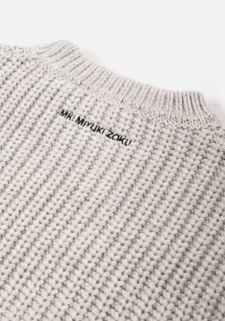 MKI CHUNKY RIB KNIT CREWNECK