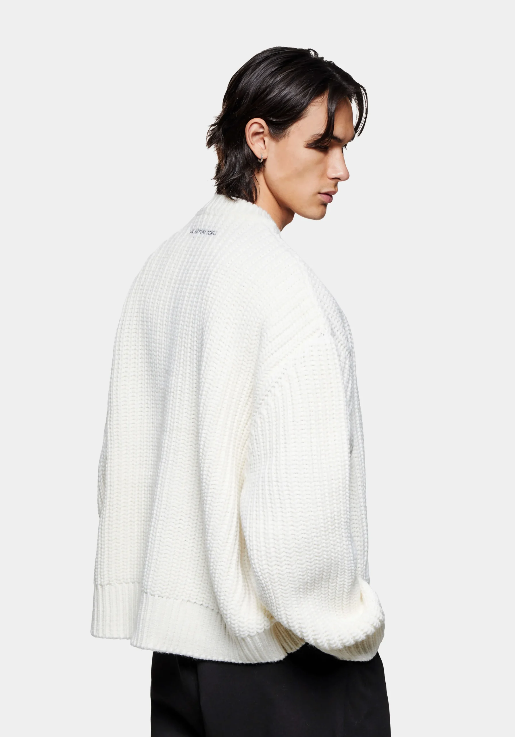 MKI CHUNKY RIB KNIT CREWNECK