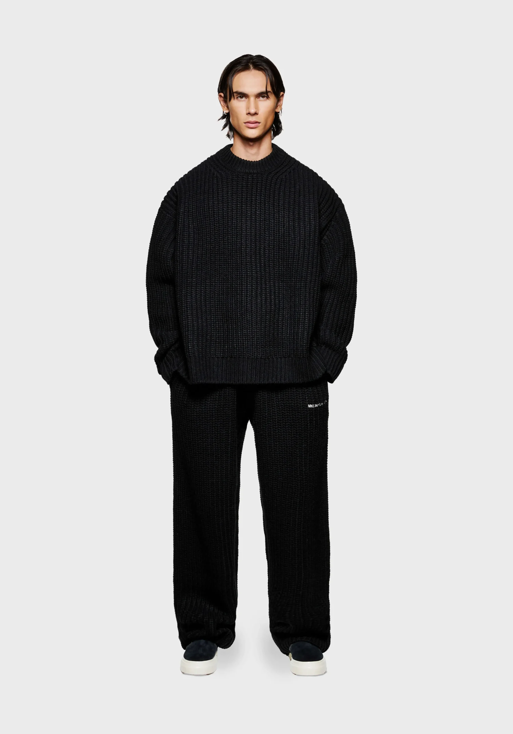 MKI CHUNKY RIB KNIT CREWNECK