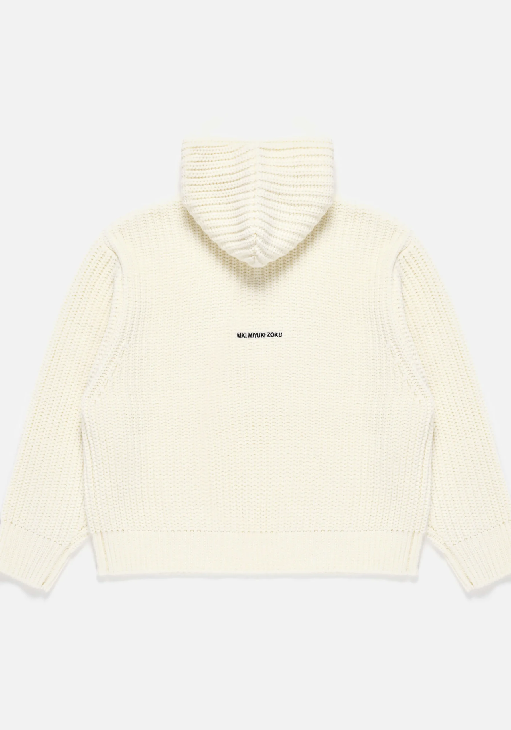 MKI CHUNKY RIB KNIT HOODY