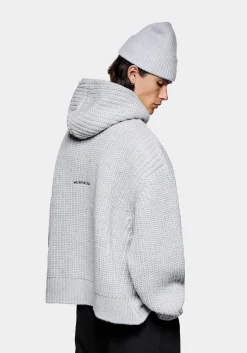 MKI CHUNKY RIB KNIT HOODY