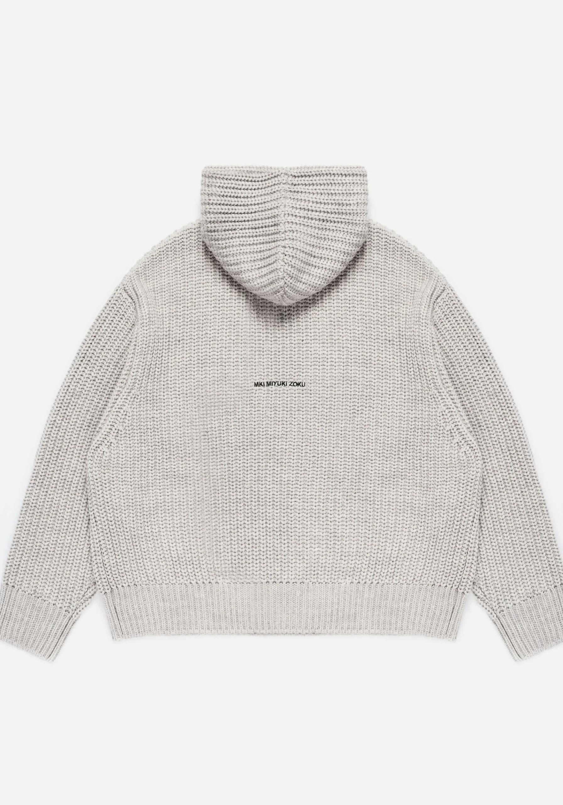 MKI CHUNKY RIB KNIT HOODY