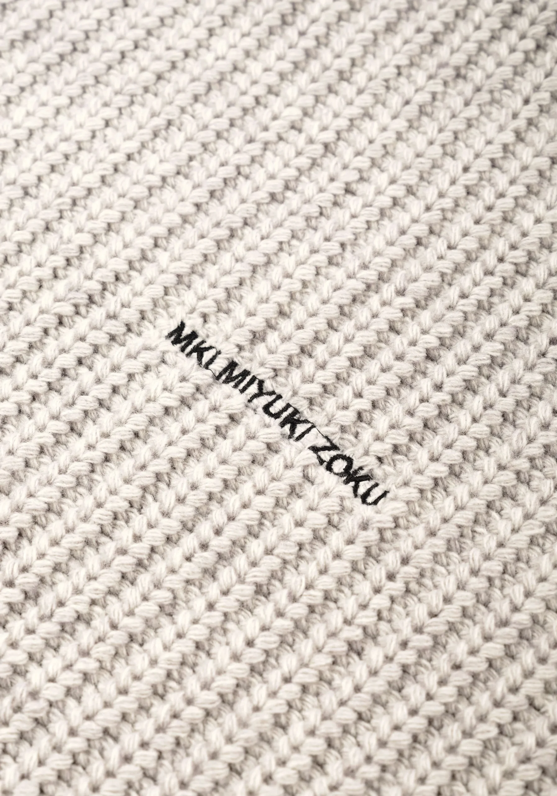 MKI CHUNKY RIB KNIT HOODY