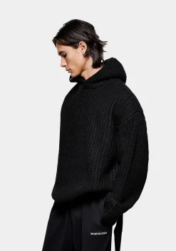 MKI CHUNKY RIB KNIT HOODY