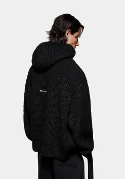 MKI CHUNKY RIB KNIT HOODY