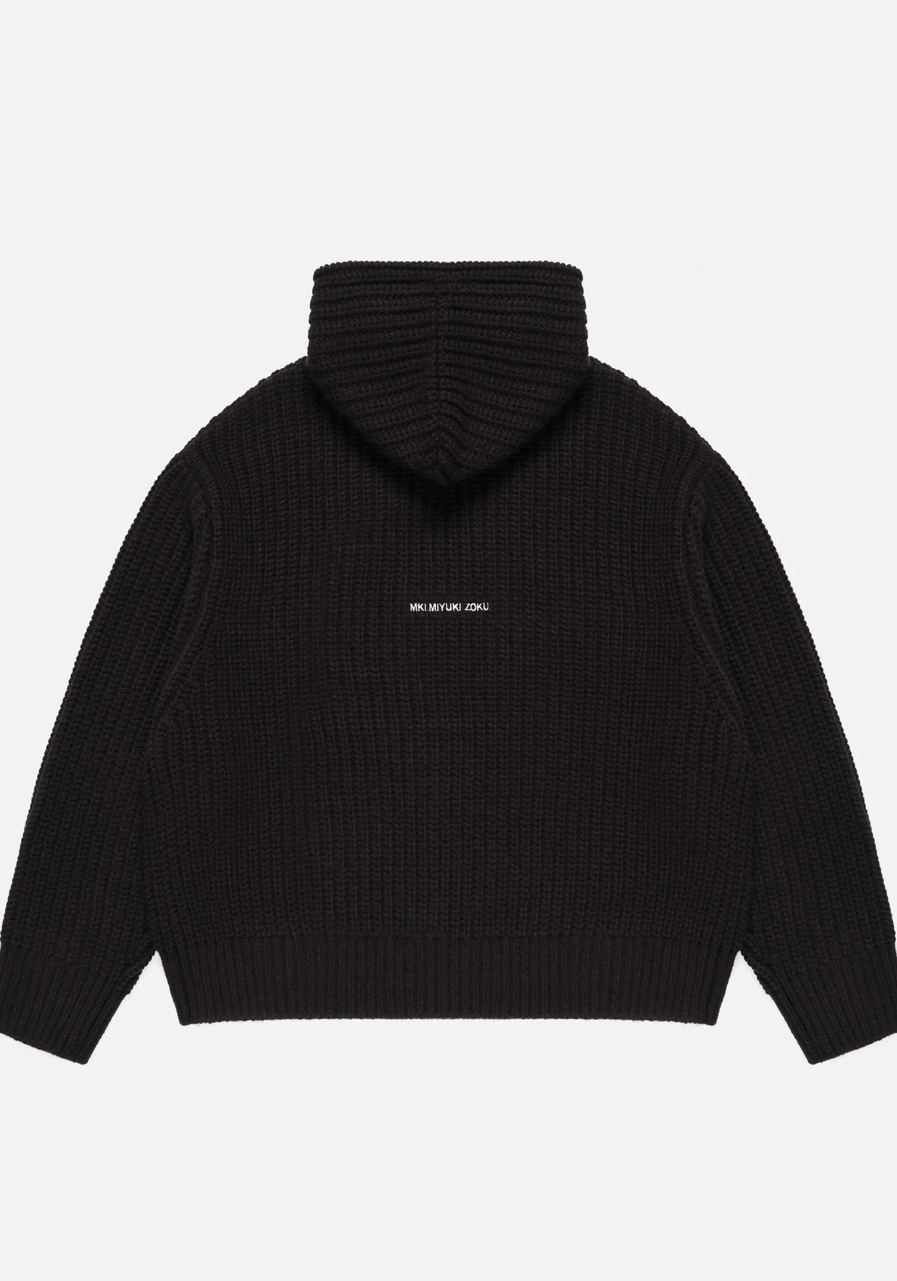 MKI CHUNKY RIB KNIT HOODY