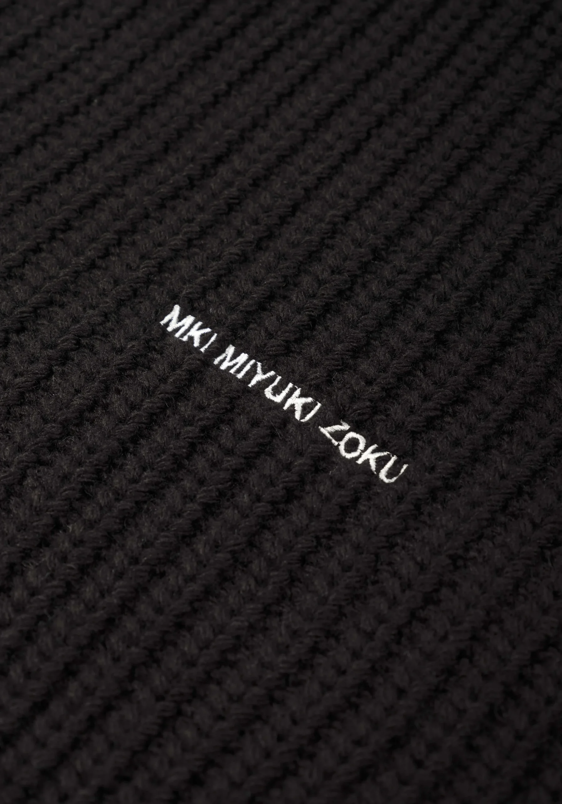 MKI CHUNKY RIB KNIT HOODY