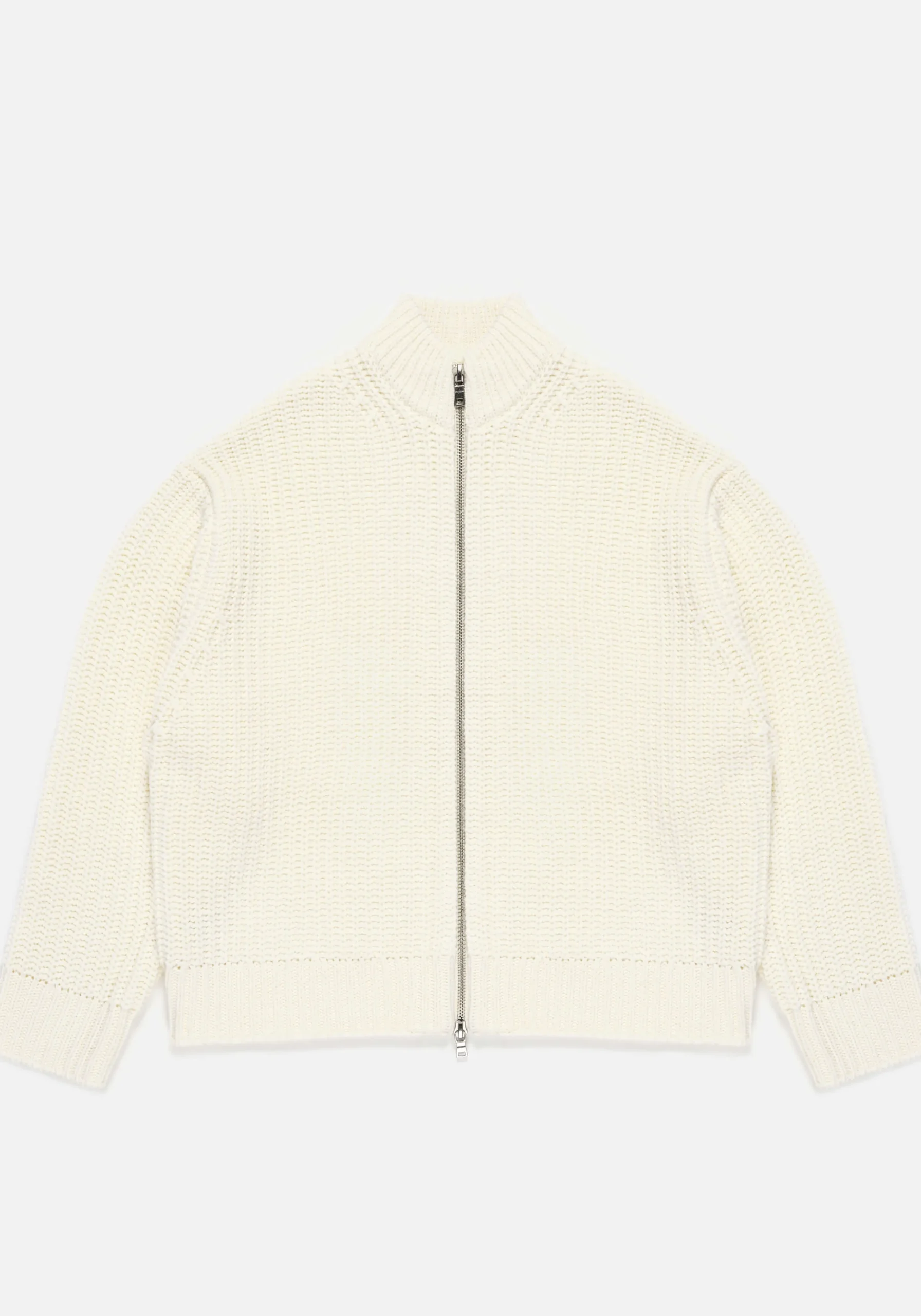 MKI CHUNKY RIB KNIT TRACK JACKET