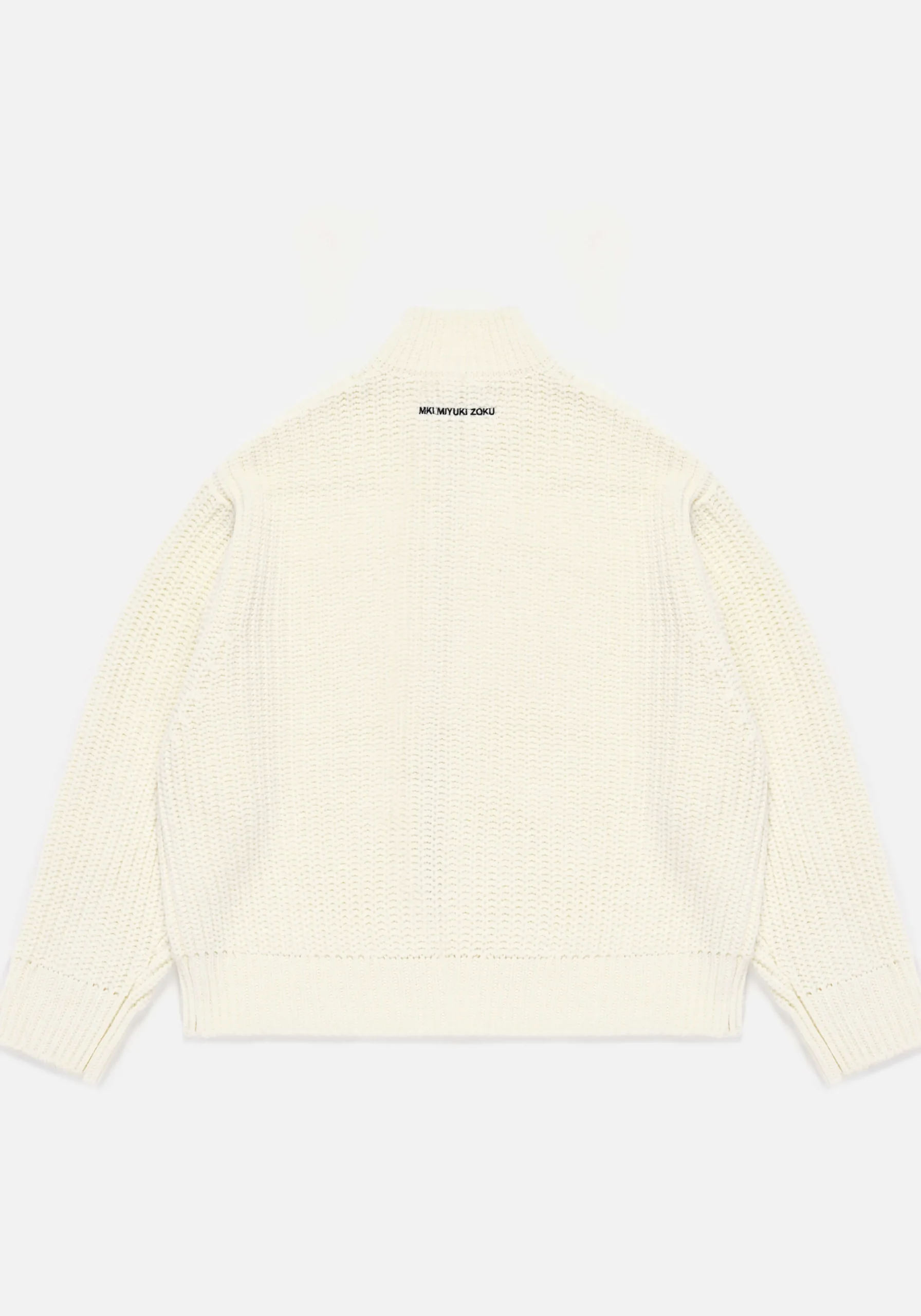 MKI CHUNKY RIB KNIT TRACK JACKET