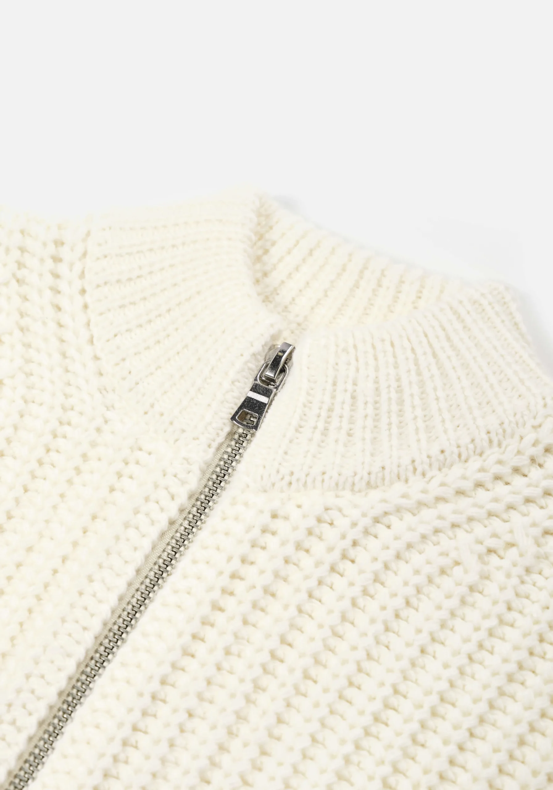 MKI CHUNKY RIB KNIT TRACK JACKET