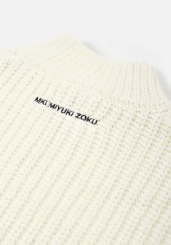 MKI CHUNKY RIB KNIT TRACK JACKET
