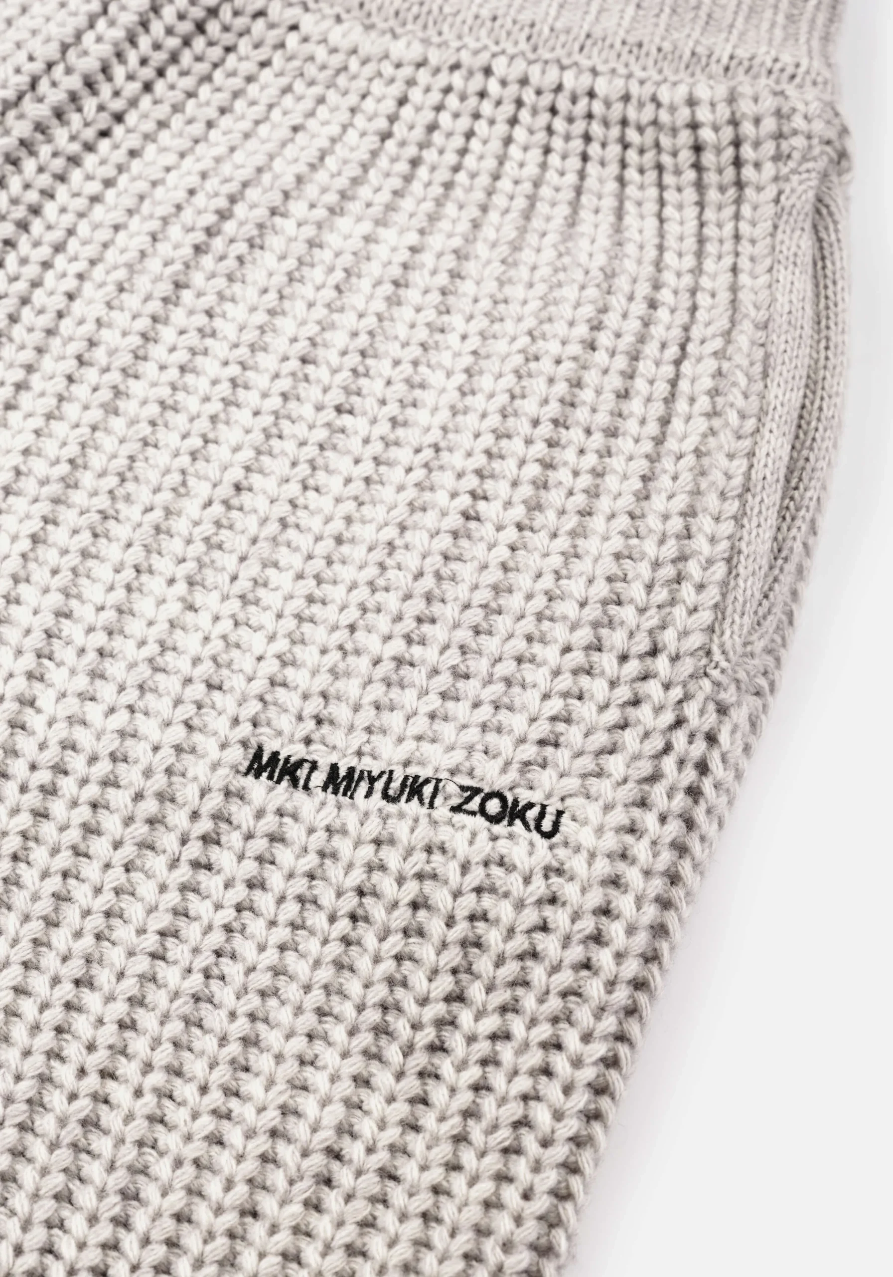MKI CHUNKY RIB KNIT WIDE LEG JOGGERS