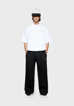 MKI CHUNKY RIB KNIT WIDE LEG JOGGERS