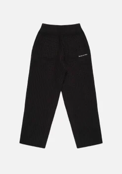 MKI CHUNKY RIB KNIT WIDE LEG JOGGERS