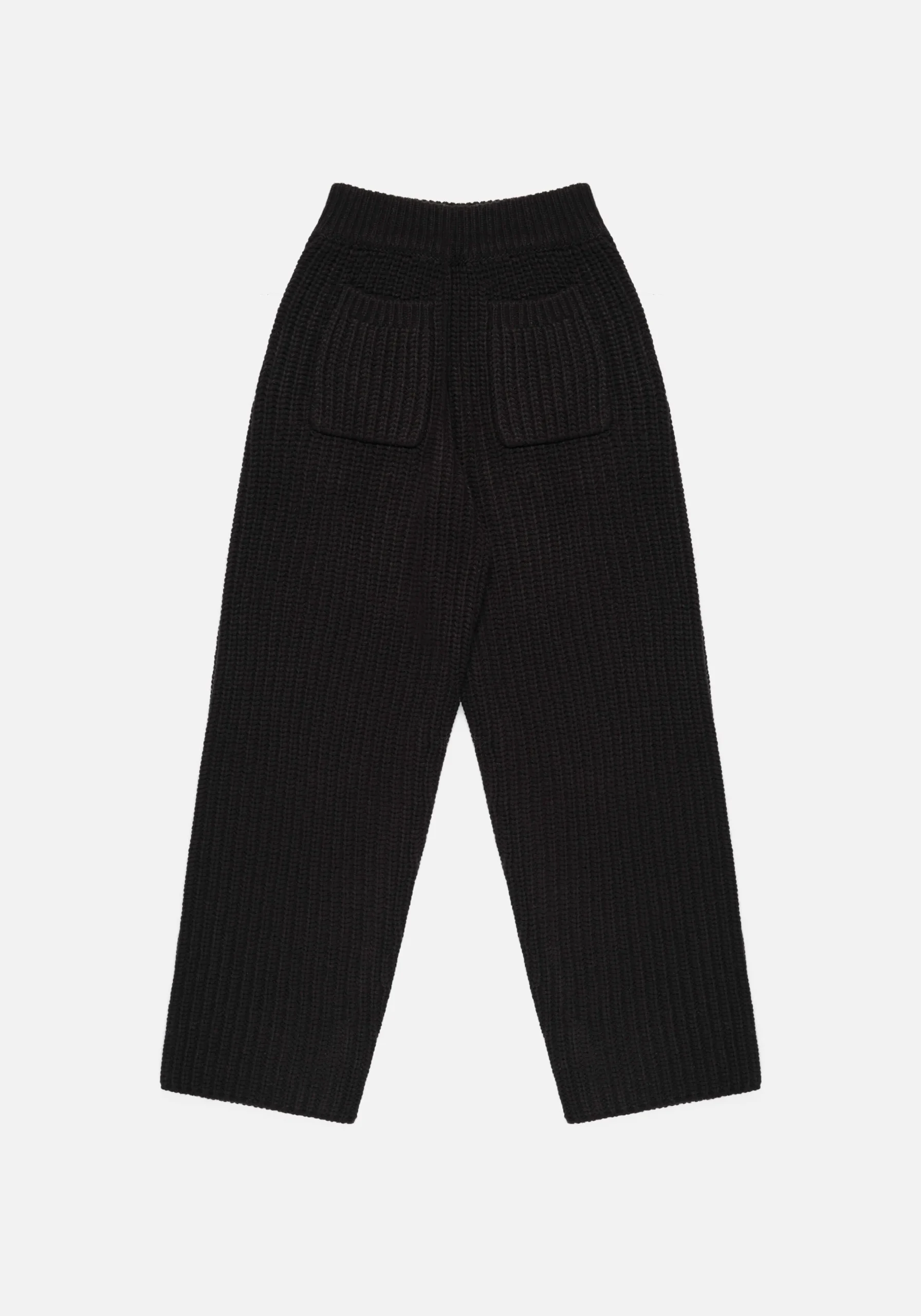 MKI CHUNKY RIB KNIT WIDE LEG JOGGERS