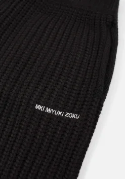 MKI CHUNKY RIB KNIT WIDE LEG JOGGERS
