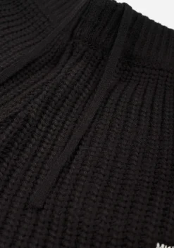 MKI CHUNKY RIB KNIT WIDE LEG JOGGERS