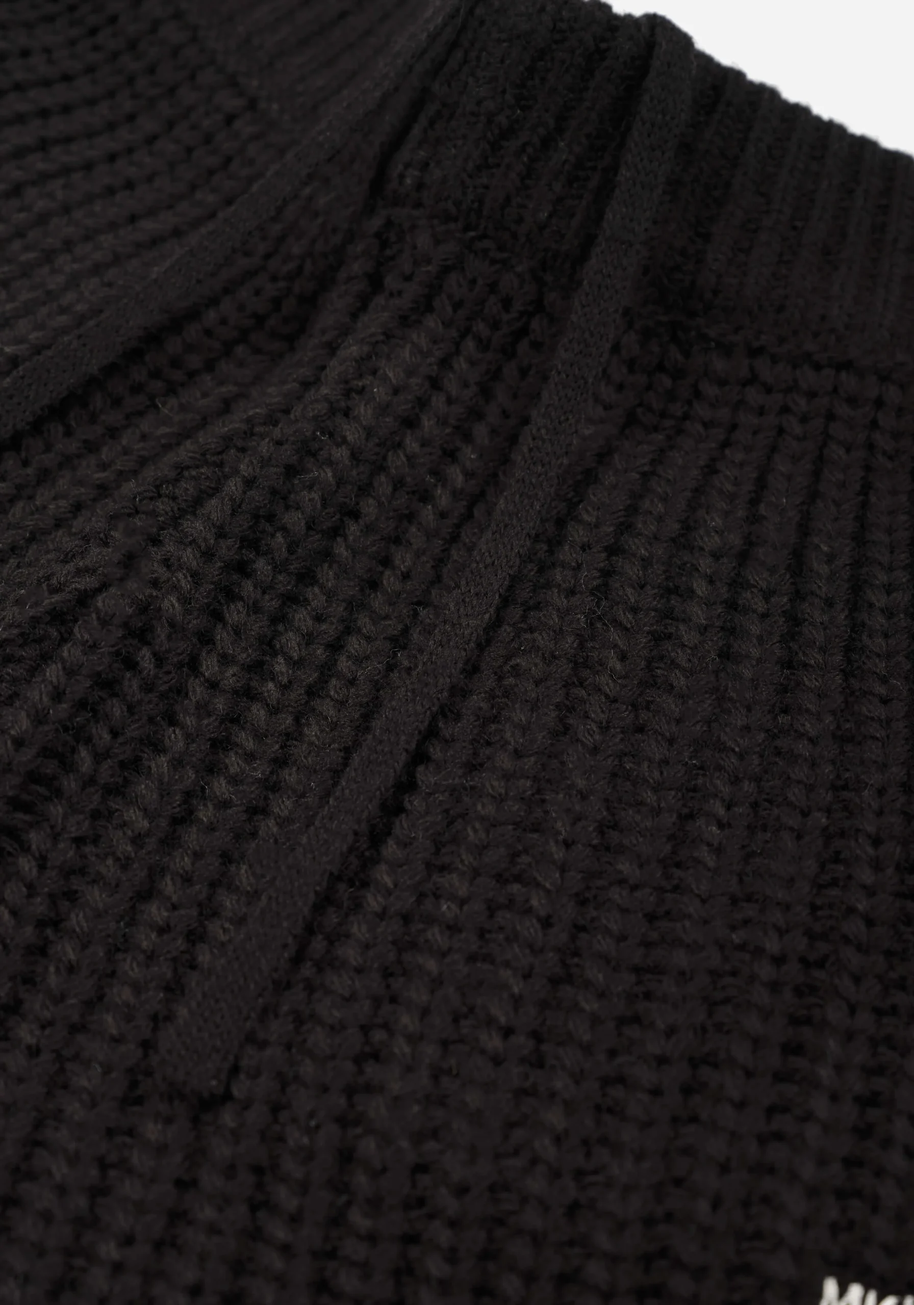 MKI CHUNKY RIB KNIT WIDE LEG JOGGERS