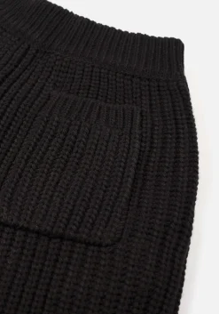 MKI CHUNKY RIB KNIT WIDE LEG JOGGERS