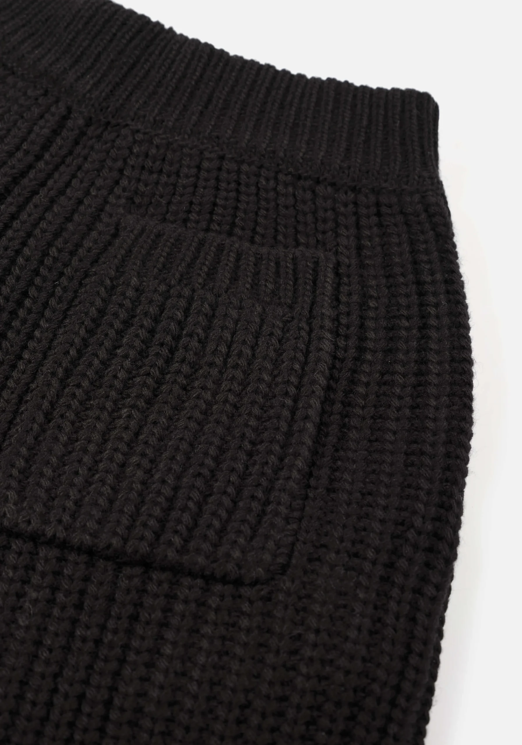 MKI CHUNKY RIB KNIT WIDE LEG JOGGERS