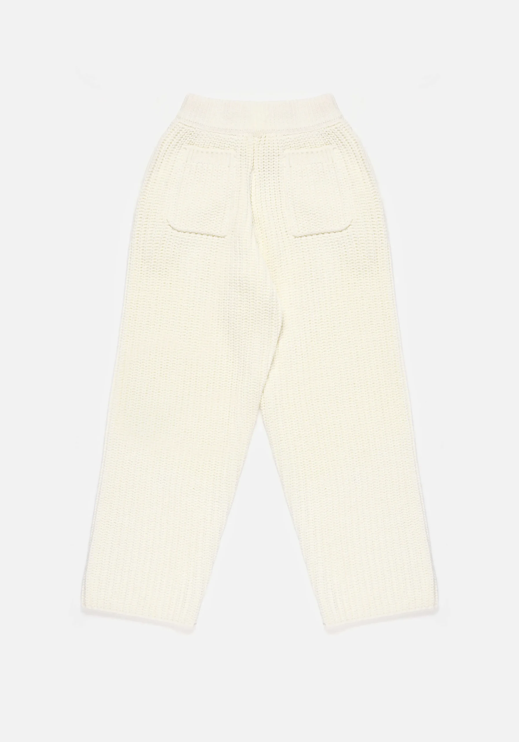 MKI CHUNKY RIB KNIT WIDE LEG JOGGERS