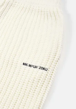 MKI CHUNKY RIB KNIT WIDE LEG JOGGERS