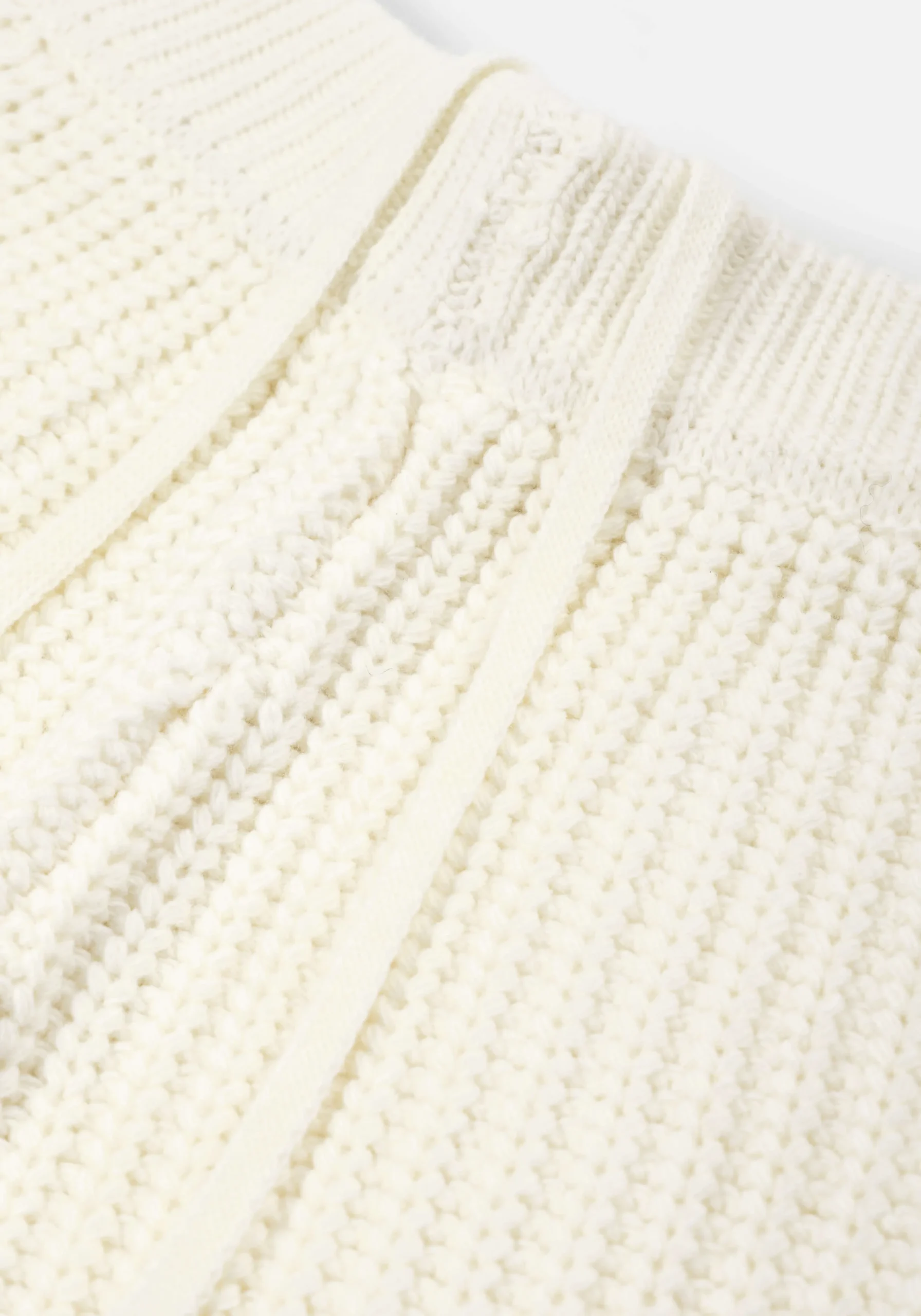 MKI CHUNKY RIB KNIT WIDE LEG JOGGERS