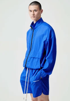 MKI CRINKLE NYLON TRACK JACKET