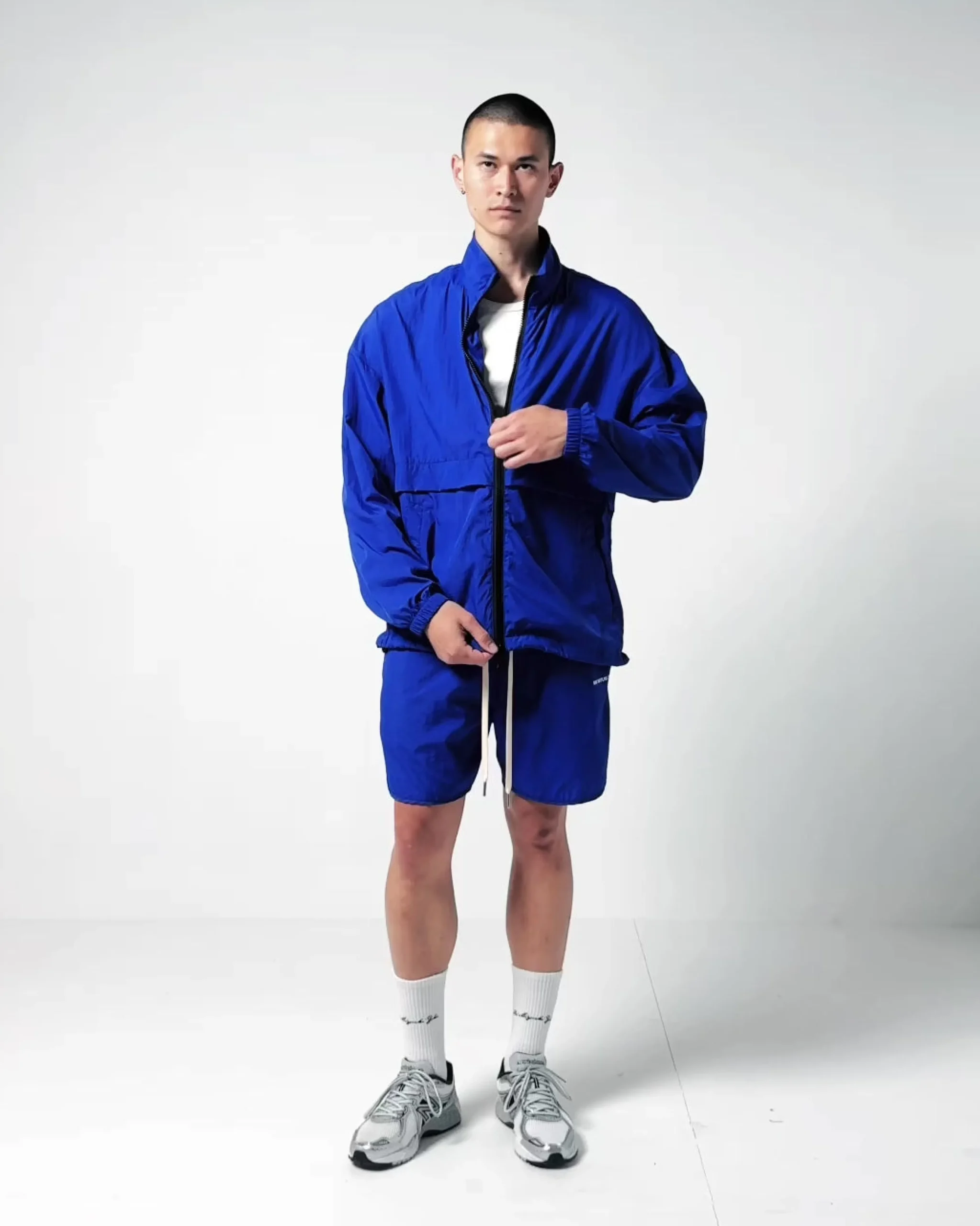MKI CRINKLE NYLON TRACK JACKET