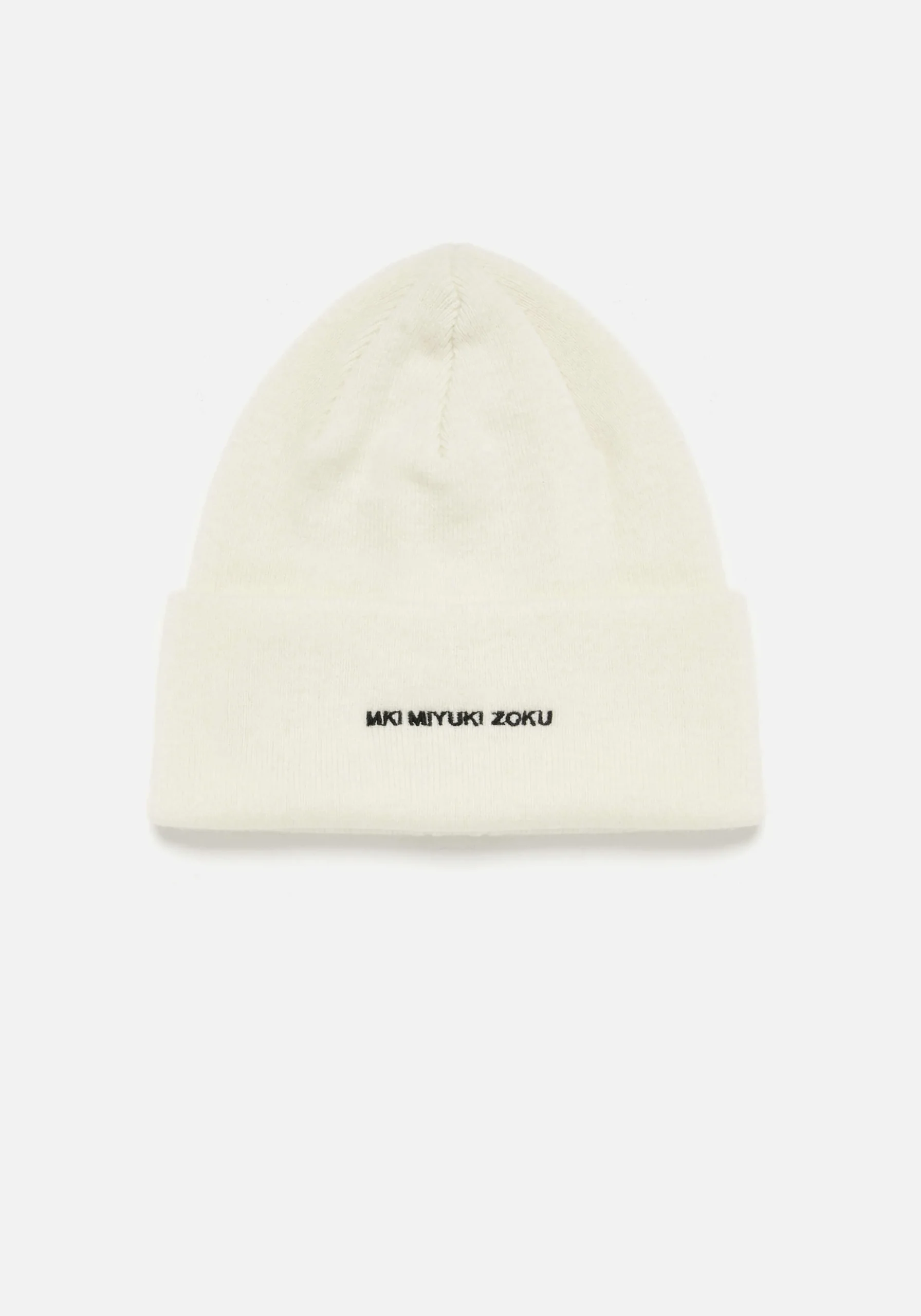 MKI EMBROIDERED MERINO BEANIE