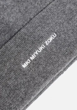 MKI EMBROIDERED MERINO BEANIE