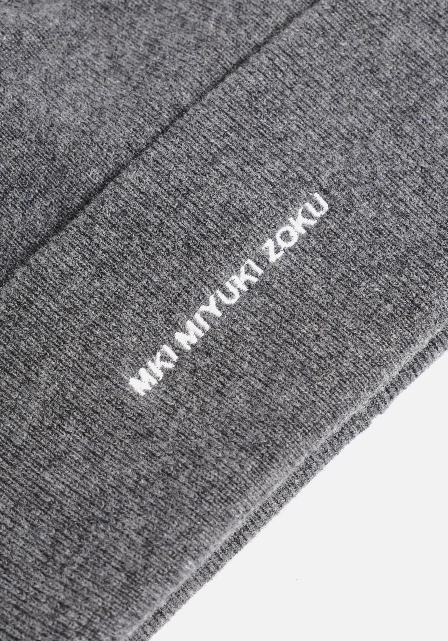 MKI EMBROIDERED MERINO BEANIE