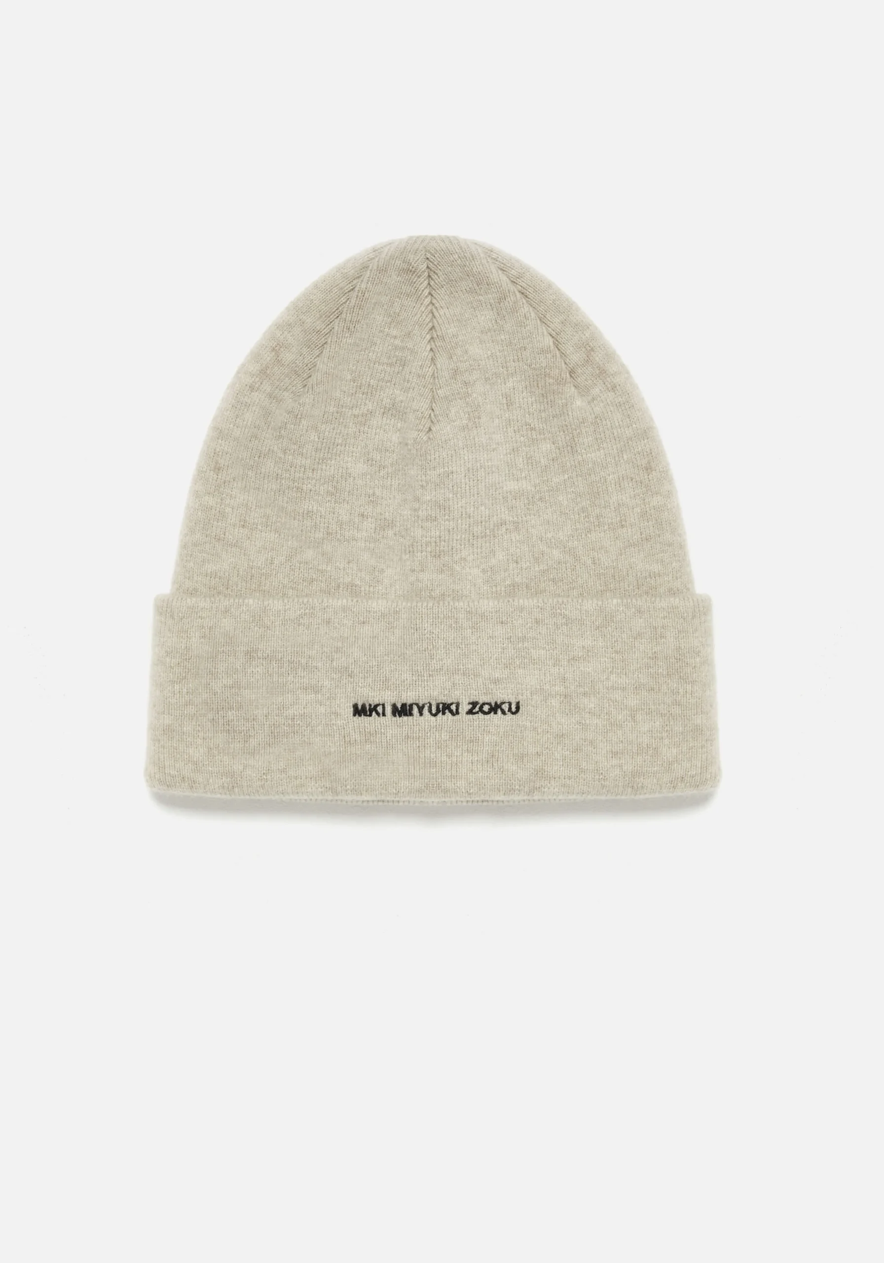 MKI EMBROIDERED MERINO BEANIE