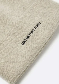 MKI EMBROIDERED MERINO BEANIE
