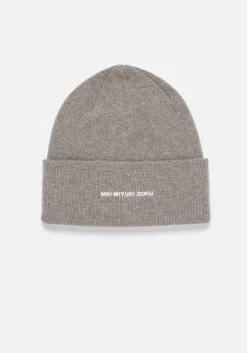 MKI EMBROIDERED MERINO BEANIE