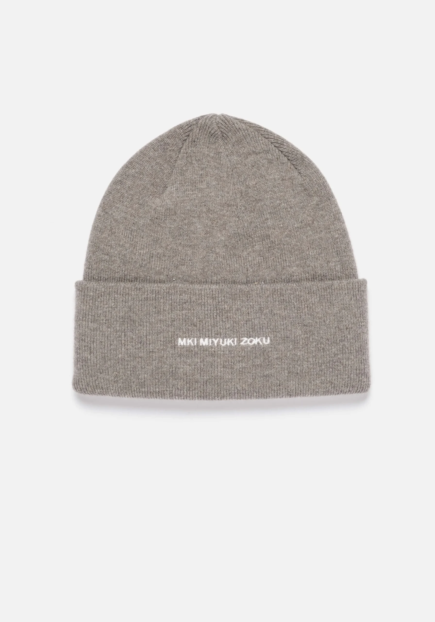 MKI EMBROIDERED MERINO BEANIE