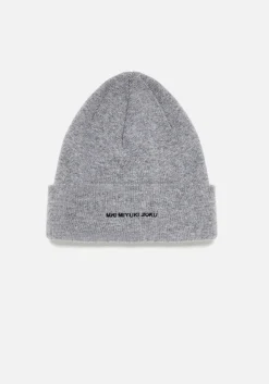 MKI EMBROIDERED MERINO BEANIE