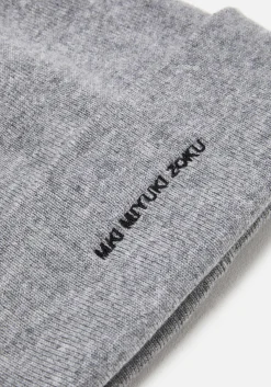 MKI EMBROIDERED MERINO BEANIE