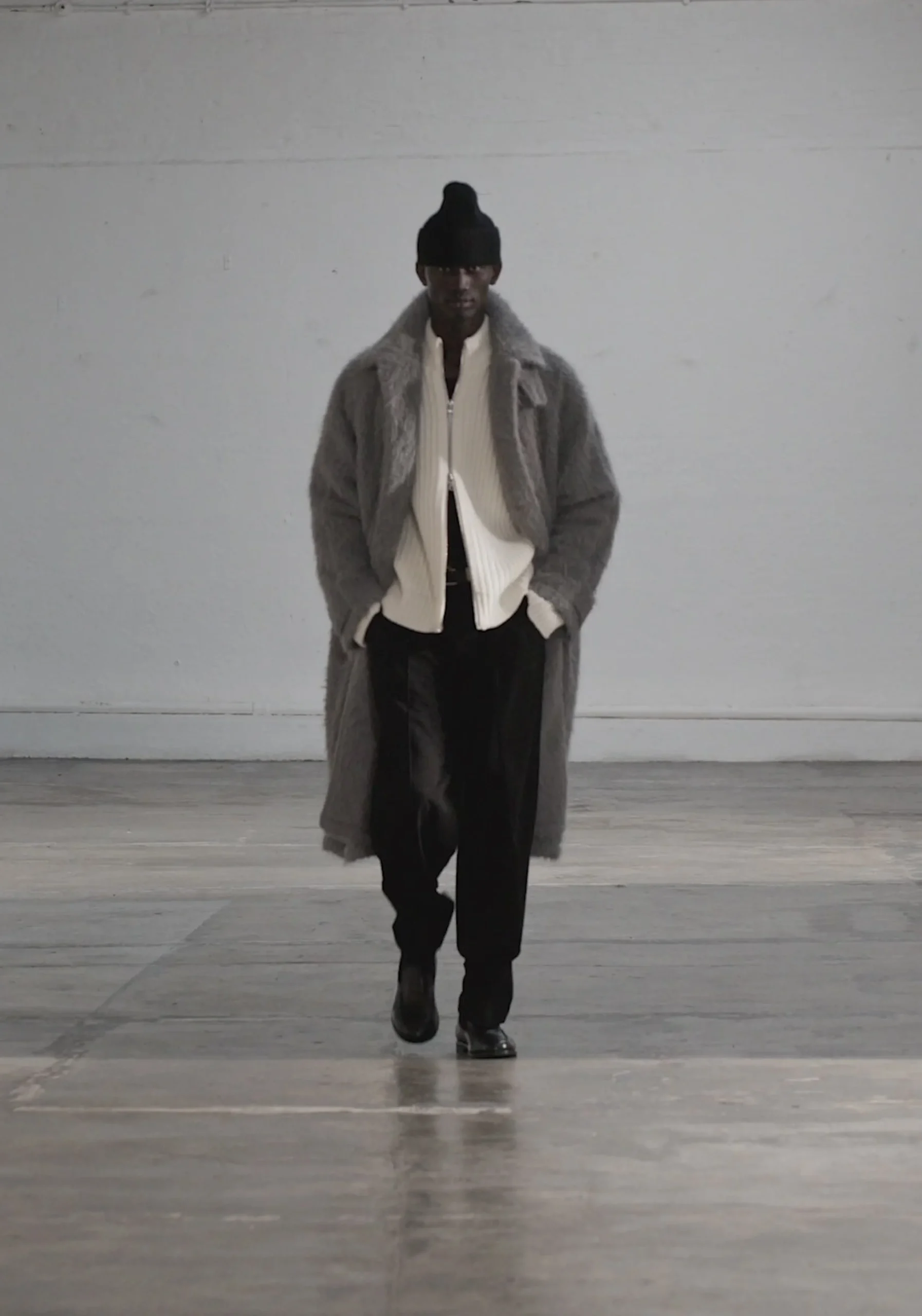 MKI FAUX ALPACA CAR COAT