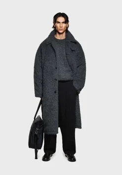 MKI FAUX ALPACA CAR COAT
