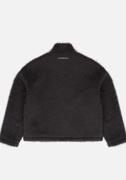 MKI FAUX ALPACA TRACK JACKET