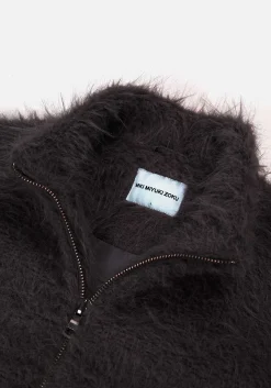 MKI FAUX ALPACA TRACK JACKET
