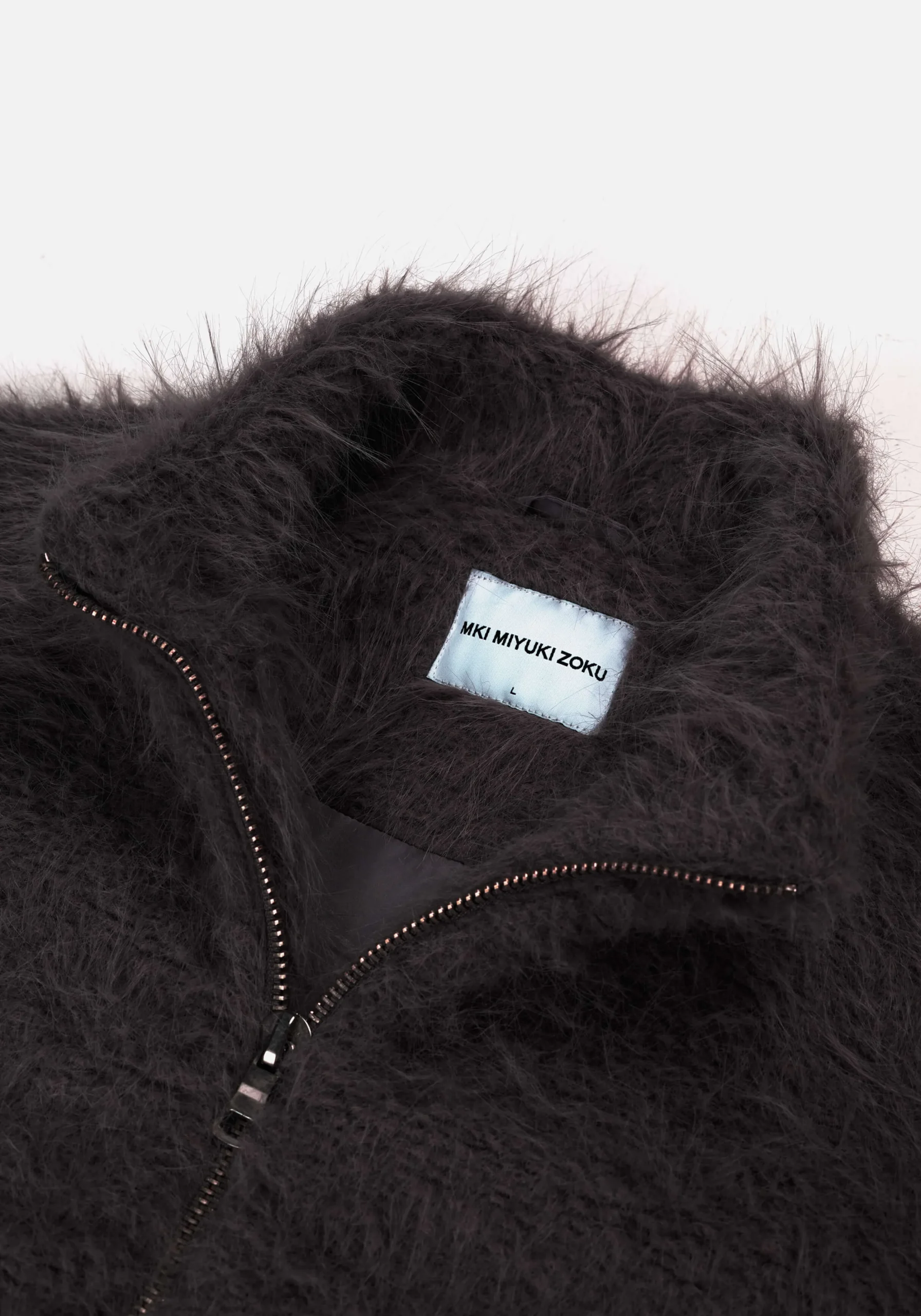 MKI FAUX ALPACA TRACK JACKET