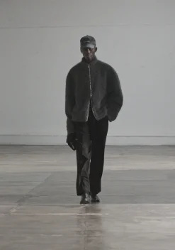 MKI FAUX ALPACA TRACK JACKET